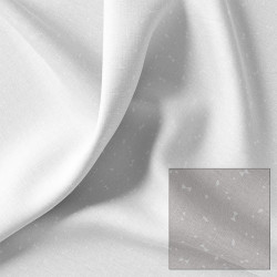 Coton Imprimé KIDO Blanc / Blanc