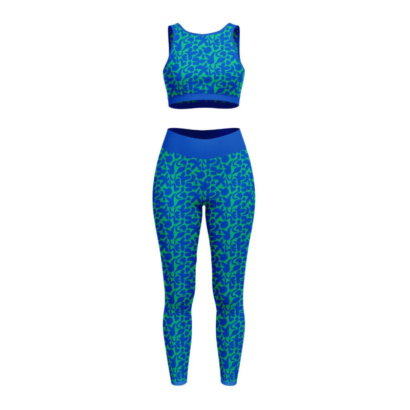 Lycra Anti UV SWAG Vert / Bleu
