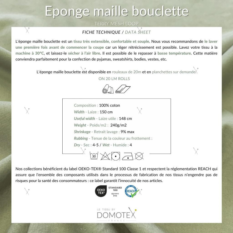 Eponge Maille Lin