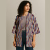 Viscose Imprimée EVIE Gris / Violet