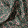 Coton imprimé ENZA Vert / Rose
