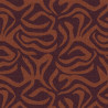 Demi-natté Imprimé YORAM Caramel / Cacao