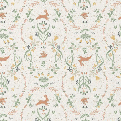 Printed Cotton ZEKIA Ecru /...