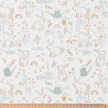 Coton imprimé BUGZY2 Blanc / Vert