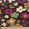Mouton Imprimé NASTIA Marron / Rose