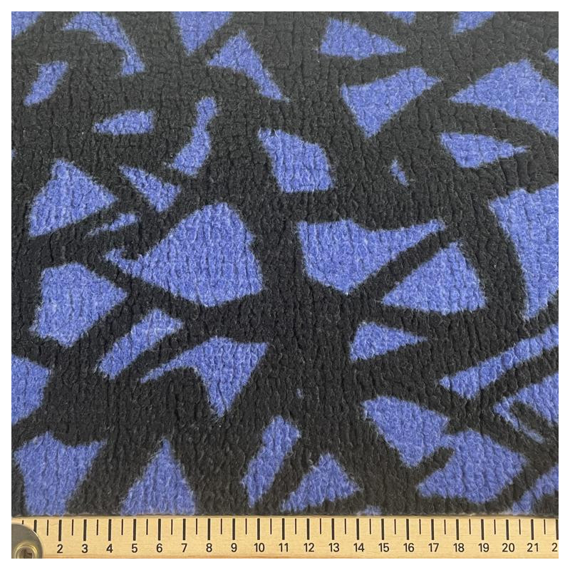 Mouton Imprimé EISUKA Bleu / Noir