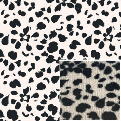 Printed Faux Shearling...
