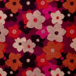 Mouton Imprimé XIJANNE Violet / Rouge