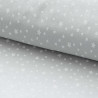 Coton Imprimé DOUSNUI Gris Clair / Blanc Mat