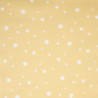 Coton imprimé ZETOILE Citron / Blanc