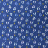 Coton Imprimé JOONA Bleu / Gold22