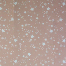 Coton Imprimé GOTS CAELUM Marsala / Blanc