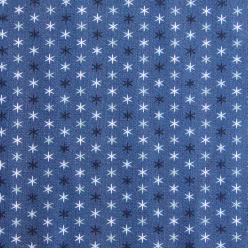 Coton Imprimé FELIDO Nuit / Opale