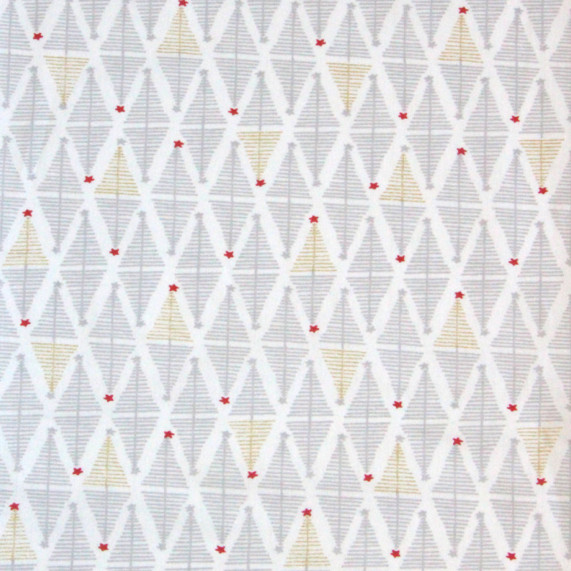 Coton Imprimé SAPYOR Gris / Gold22