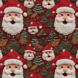 Coton Imprimé PERENOEL Rouge / Vert