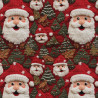 Coton Imprimé PERENOEL Rouge / Vert