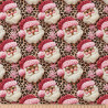 Coton imprimé PERELEO Beige / Rose