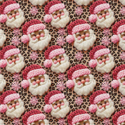 Coton imprimé PERELEO Beige / Rose