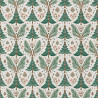 Coton imprimé BLUTREE Blanc / Vert