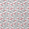 Punto suave FROZEN2 Gris / Rojo