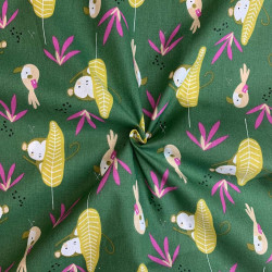 Printed Cotton KEYA Fern /...