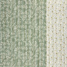 Printed Quilted Double Gauze TAZNAK Verdigris / Green