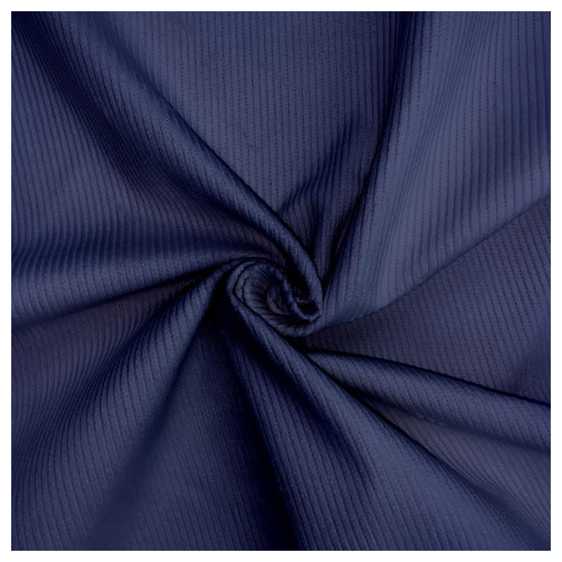 Velours 500 Raies 500 Bleu Foncé