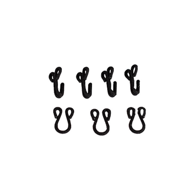 Jeu D'Agrafes Fourrure (3 Pièces)