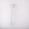 SACHET DE 6 / FERMETURE A GLISSIERE INVISIBLE 20 CM. BLANC