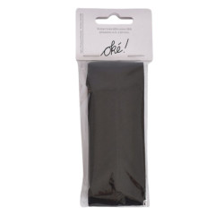 SACHET DE 6 / RUBAN BIAIS 2 CM. X 4 M. NOIR