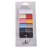 SACHET DE 6 / BOBINES DE FIL A COUDRE ASSORTIES 32 M. X 12 COULEURS