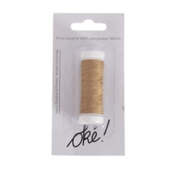 SACHET DE 6 / FIL A COUDRE 100% POLYESTER 100 M. MASTIC