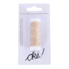 SACHET DE 6 / FIL A COUDRE 100% POLYESTER 100 M. NATUREL