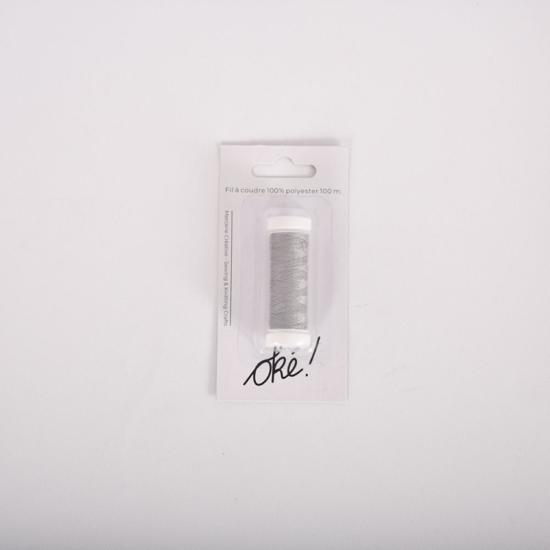 SACHET DE 6 / FIL A COUDRE 100% POLYESTER 100 M. FLANELLE