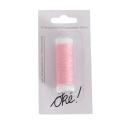 SACHET DE 6 / FIL A COUDRE 100% POLYESTER 100 M. PETALE