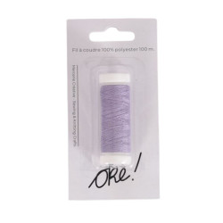 SACHET DE 6 / FIL A COUDRE 100% POLYESTER 100 M. CAMELIA