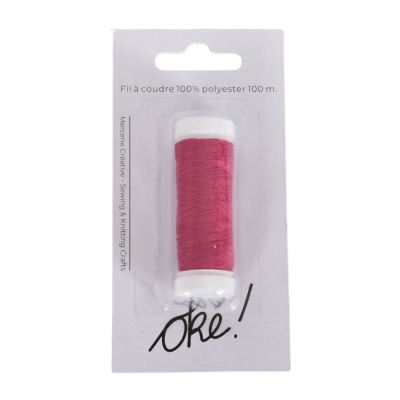 SACHET DE 6 / FIL A COUDRE 100% POLYESTER 100 M. MURIER