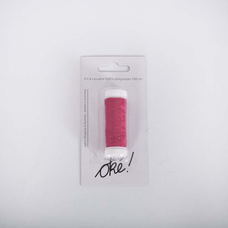 SACHET DE 6 / FIL A COUDRE 100% POLYESTER 100 M. MURIER