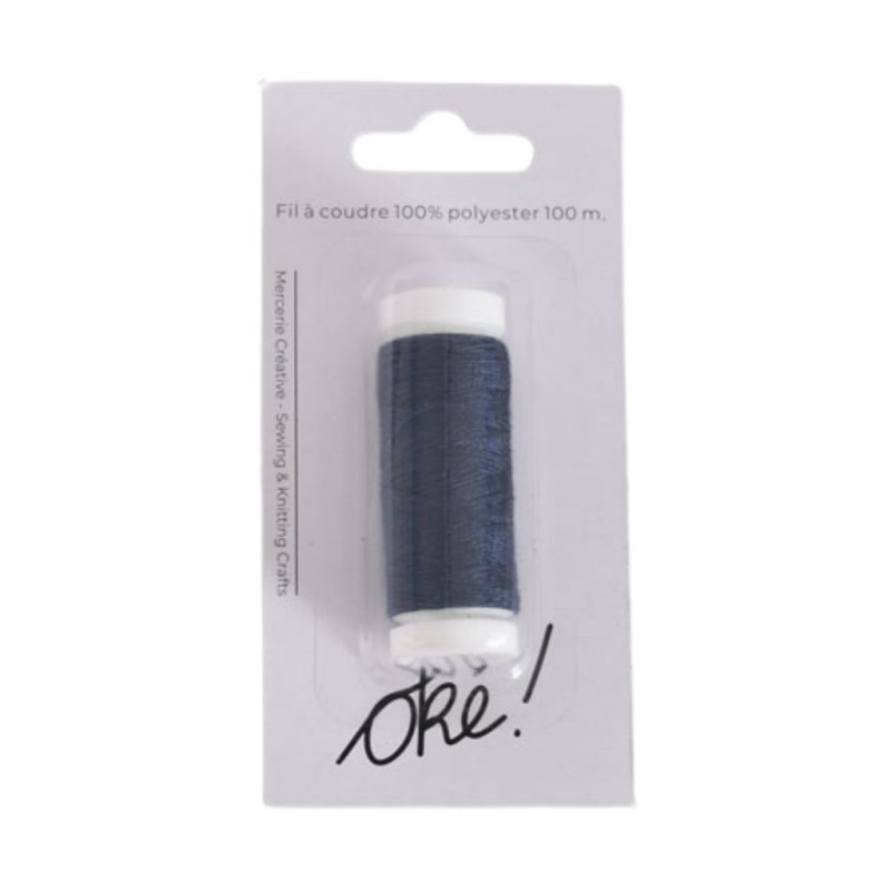 SACHET DE 6 / FIL A COUDRE 100% POLYESTER 100 M. AMIRAL