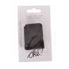 SACHET DE 6 / RALLONGE SOUTIEN-GORGE NOIR 30 MM. * 100 MM.