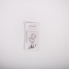 SACHET DE 6 / BOUCLES POUR COMBINAISONS, SALOPETTES, BLEUS DE TRAVAIL 20 MM. 2 PCS.
