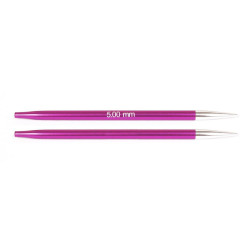 Aiguilles Circulaires Interchangeables Zing Aluminium Nr. 5.5