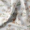 Coton imprimé SWANY Blanc / Vert
