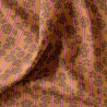 Coton imprimé SOULEO Camel / Rose