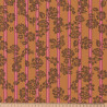 Coton imprimé SOULEO Camel / Rose