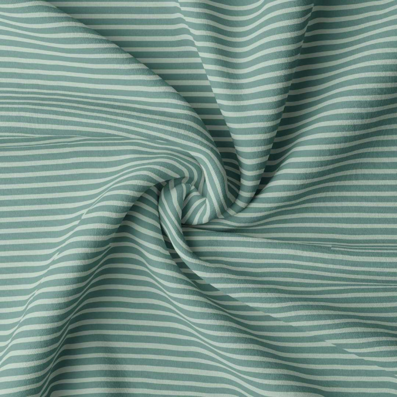 Jersey Rayé MARIN Eucalyptus / Vert De Gris