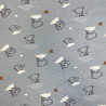 Jersey Imprimé DOUCHOU Gris / M.Grises