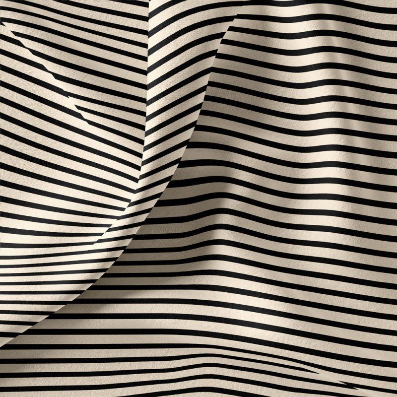 Jersey Rayé MARIN Ecru / Noir