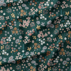 Velours 1000 Raies SHAYE Salicorne / Rose