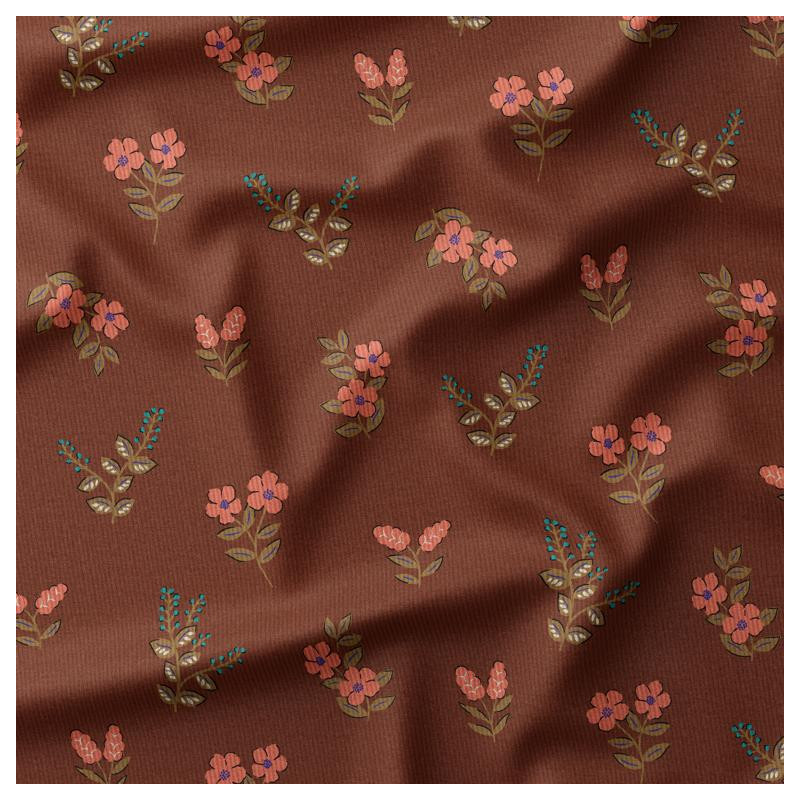 Velours 1000 Raies INSANO Marron / Violet